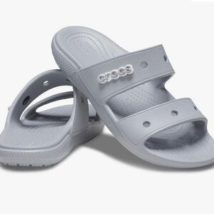CROCS Classic Slide Sandals - Light Gray